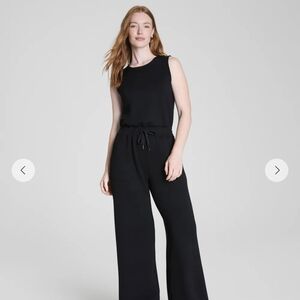 SPANX Black Sleeveless Jumpsuit